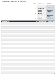 Job Task Template Sada Margarethaydon Com