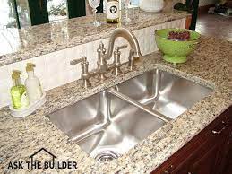 Undermount kitchen sinks are not only attractive to look at, but they're also practical. Undermount Kitchen Sink Installation Is Easy Askthebuilder Com