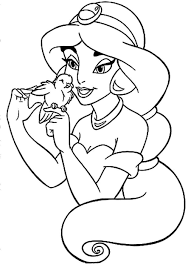 Download this adorable dog printable to delight your child. Aladdin And Jasmine To Download Aladdin And Jasmine Kids Coloring Pages