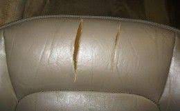 Remove the seat from the frame by removing the screws or bolts holding it on. How To Repair Leather And Vinyl Car Seats Yourself Leather Repair Vinyl Repair Auto Repair