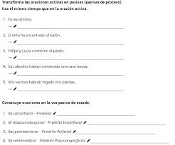 La voz pasiva es aquella que encontramos en las oraciones pasivas; Voz Pasiva Y Voz Activa Vozpasivactiva