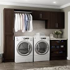 Modifi Madison 105 In W White Laundry Cabinet Kit Enl105 Mpw The Home Depot Laundry Room Storage Laundry Room Storage Shelves Laundry Cabinets
