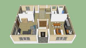 You've been given a house, and you get to make it however you would like! My Dream House First Floor 3d Warehouse