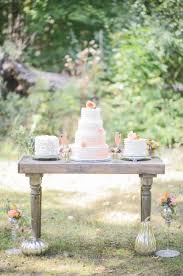 Click through the slideshow above to discover how to incorporate the color peach into your wedding decorations, from the flowers to the bridesmaid dresses to the reception décor. Peach And Purple Wedding Inspiration