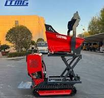 Stand Type Mini Crawler Dump Truck with Hydraulic Tipping ...