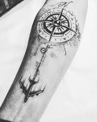 225 Compass Tattoos Let A Compass Tattoo Guide Your Way Compass Tattoo Forearm Compass Tattoo Compass Rose Tattoo