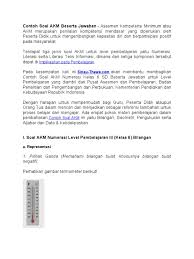 Contoh Soal Akm Numerasi Kelas 6 Sd Beserta Jawaban