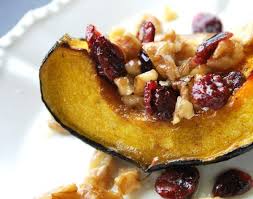 Roasted Acorn Squash Recipe With Walnuts And Cranberries Recipe Recipe For Roasted Acorn Squash Squash Recipes Acorn Squash Recipes
