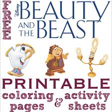 The 1991 film beauty and the beast is one of the most sought after coloring page subjects all over the world. Free Printable Beauty And The Beast Coloring Pages And Activity Sheets