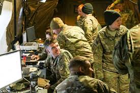 Soldiers from the 17th Field Artillery Brigade set