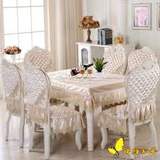 Dining table chair covers set of 6. Hot Sale Round Dining Table Cloth Chair Covers Cushion Tables And Chairs Bundle Chair Cover Rustic Lace Cloth Set Tablecloths Cloth Chair Dining Table Clothcloth Chair Covers Aliexpress