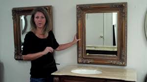 What are the different types of bathroom mirror? How To Choose The Perfect Sized Vanity Mirror To Go With Your Bath Vanity Youtube