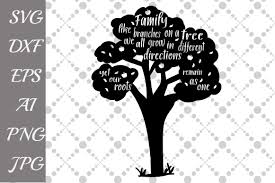 Download Family Tree Silhouette Svg Tree Silhouette Tree Svg Graphic Illustration PSD Mockup Templates