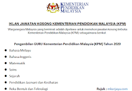 Keterangan tenttang iniasiatif dalam pendidikan di malaysia by rahman_amin. Jawatan Kosong Kementerian Pendidikan Malaysia Kpm Dibuka 2019 2020