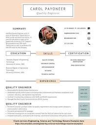 Engineering technician resume + guide with resume examples to land your next job in 2020. Quality Engineer Resume Samples Templates Pdf Doc 2021 Quality Engineer Resumes Bot