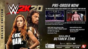 Wwe 2k20 Deluxe Edition Release Oct 22