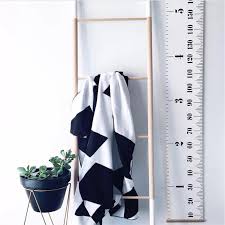 Us 7 68 36 Off Wooden Wall Hanging Baby Child Growth Chart Height Measure Ruler Wall Sticker For Kids Children Room Scandinavian Decor 20x200cm In