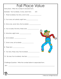 Maybe you would like to learn more about one of these? Fall Hundreds Tens Ones Worksheet Woo Jr Kids Activities