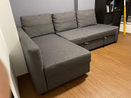 Friheten cover, friheten 3 seats sofa cover, friheten replacement cover, friheten slipcover, ikea sofa cover, ikea slipcover, custom made. Ikea Sofa Bed Friheten Furniture Home Living Furniture Sofas On Carousell