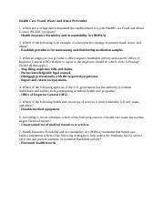 Health Care Fraud Waste And Abuse Prevention Docx Health Care Fraud Waste And Abuse Prevention 1 Which Piece Of Legislation Mandated The Course Hero