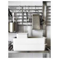 When your home feels packed with stuff, easy and inexpensive storage solutions will literally save your life. Kungsfors Wall Rack Stainless Steel Ikea