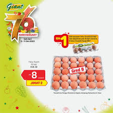 Be the first to review telur gred c (sepapan) cancel reply. Giant 76th Anniversary Promotion 9 October 2020 11 October 2020