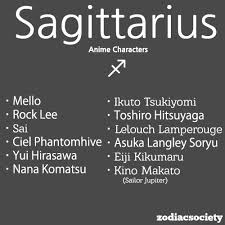If your zodiac sign was an anime it would be this anime! Sagittarius Anime Characters Anime Zodiac Zodiac Signs Sagittarius Sagittarius Anime