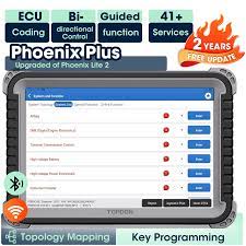 TOPDON Phoenix Plus Car OBD2 Scanner Code Reader All System Diagnostic 41+  Reset | eBay