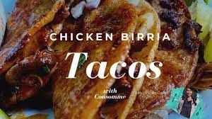 Crockpot Chicken Birria Tacos Consomme Recipe My Way Easy Cooking Tutorial Youtube Beef Birria Recipe Consomme Recipe Recipes
