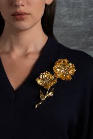 alexis bittar flower brooch