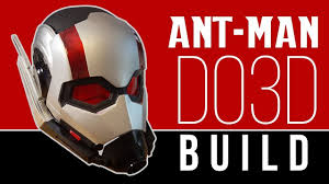 Ant Man Helmet 3d Print Build From Do3d Ant Man And Wasp Ant Man Helmet Ant Man Man
