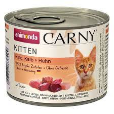 As for tastes, it comes in two options: Animonda Carny Kitten 6 X 200g Zooplus