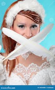 167 Beautiful Ginger Dress Snow Stock Photos