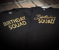 Womens Birthday Squad T Shirts A Personal Favorite From My Etsy Shop Https Www Etsy Com Listing 523931488 Birthday Squad T Shirt For Him Her Men T Shirts For Women Shirts Womens Shirts