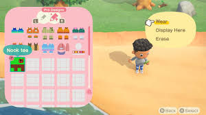 Maybe you would like to learn more about one of these? Designs New Horizons Animal Crossing Wiki
