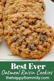 Oatmeal Raisin Cookies Oatmeal Cookie Recipes Oatmeal Cookies Easy Oatmeal Raisin Cookies
