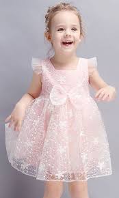 Girly Cute Birthday Outfits For 10 Year Olds Cute Bow Know Lace Mini Dress Age 2 10 Years Old It Should Be The Best Birthday Gift Kids Kidsfashion Dresses Kids Girl Kids Dress Little Girl Dresses