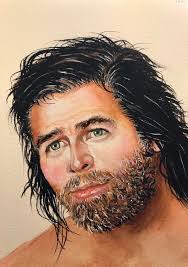 Watercolor Painting of Lone Cypress at Big Sur