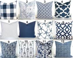 Blue Throw Pillows Navy Blue Pillow Covers Blue Throw Pillows Etsy Blue Throw Pillows Blue Throw Pillow Cover Navy Blue Throw Pillows
