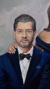 I was asked if I painted portraits and I do, but out of respect for those  commissioned, l dont put them