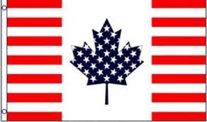 Find the perfect canadian american flag stock photos and editorial news pictures from getty images. Amazon Com 3 X5 Canada Us Friendship Flag United States Of America Canadian Banner Usa Other Products Garden Outdoor