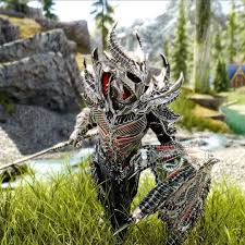 Skyrim 4k Daedric Daedricarmor Skyrim Skyrimhd Skyrim4k Tesvi Tesv Tesredfall Village Fantasy Fantasyworld Skyrim Cosplay Daedric Armor Skyrim Art