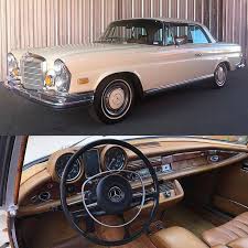 Mercedesmonday 70 Mercedes Benz 280se Low Grille Ivory With Cognac Interior 42 500 Becker Grand Prix Radio Behr A Classic Mercedes Mercedes Benz Benz