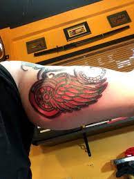 For example here are red wing angel tattoos. Detroit Red Wings Tattoo Wings Tattoo Tattoos Wing Tattoo