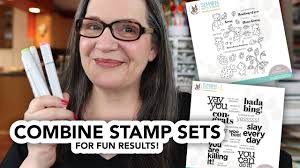 Combine stamp sets for fun and unique results!