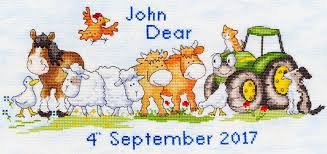 Communication about embroidery on various topics. Farm Birth Sampler Birth Cross Stitch Cross Stitch Cross Stitch Patterns