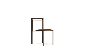 Sie suchen den besten sale? Black Leather Blackened Steel Dining Chair By Stephen Kenn Steelcase