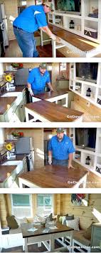 Diy dining table transforms into a console table. 28 Really Clever Transforming Furniture With Images