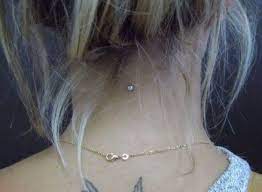 42 Ideas Piercing Dermal Neck Tat Dermal Piercing Back Piercings Microdermal Piercing