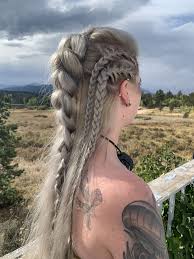 If you're a fan of braided hairstyles, try the viking braid! Viking Hair Viking Hair Hair Styles Long Hair Styles